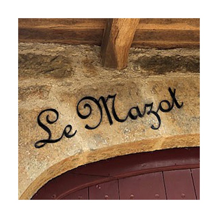 Caractères French Script en 6 mm d'épaisseur