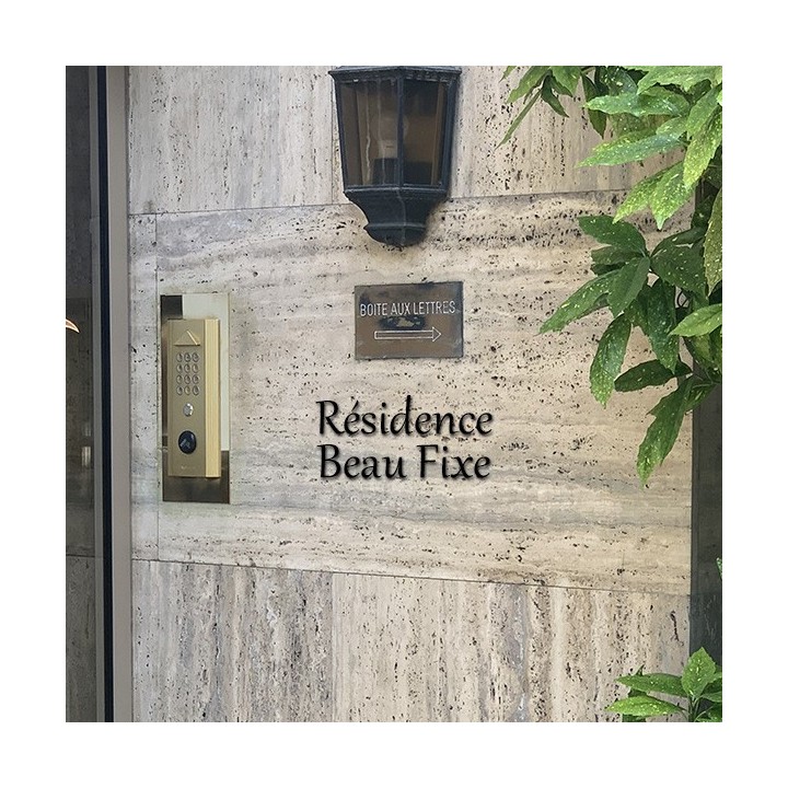 Caractères Gabriola hauteur 120 mm et 130 mm 6 mm d'épaisseur