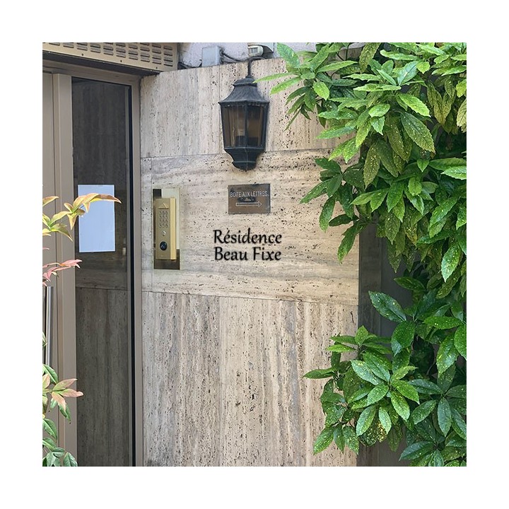 Caractères Gabriola hauteur 120 mm et 130 mm 6 mm d'épaisseur