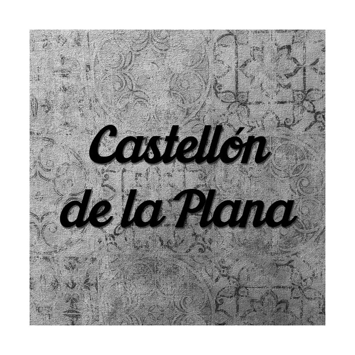 Caractères Khadija lettres de 120 à 170 mm 6 mm d'épaisseur