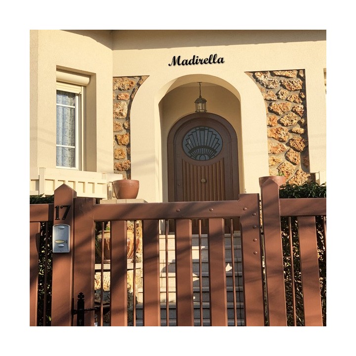 Caractères Script MT avec des lettres 120 à 200 mm 6 mm d'épaisseur