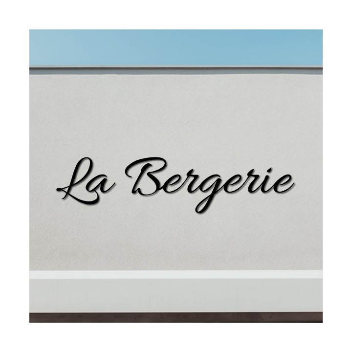 Lettres Allura pour votre nom de maison en lettres de 120 à 170 mm