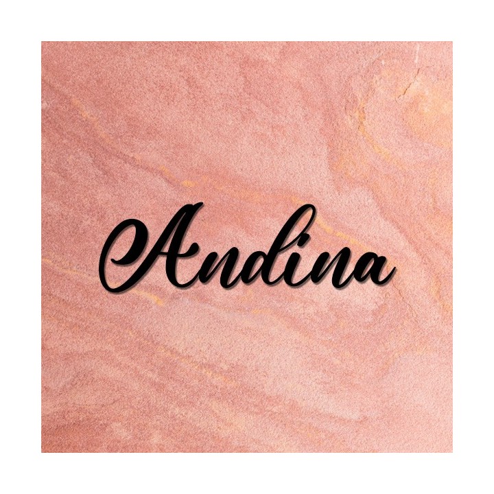 Lettres pour nom de maison en Andina 120x50 mm, Lettres hauteur 120x50mm à 170x70 mm 6 mm d'épaisseur