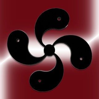 Croix Basque en fer hauteur 250 mm à 500 mm 6 mm d'épaisseur