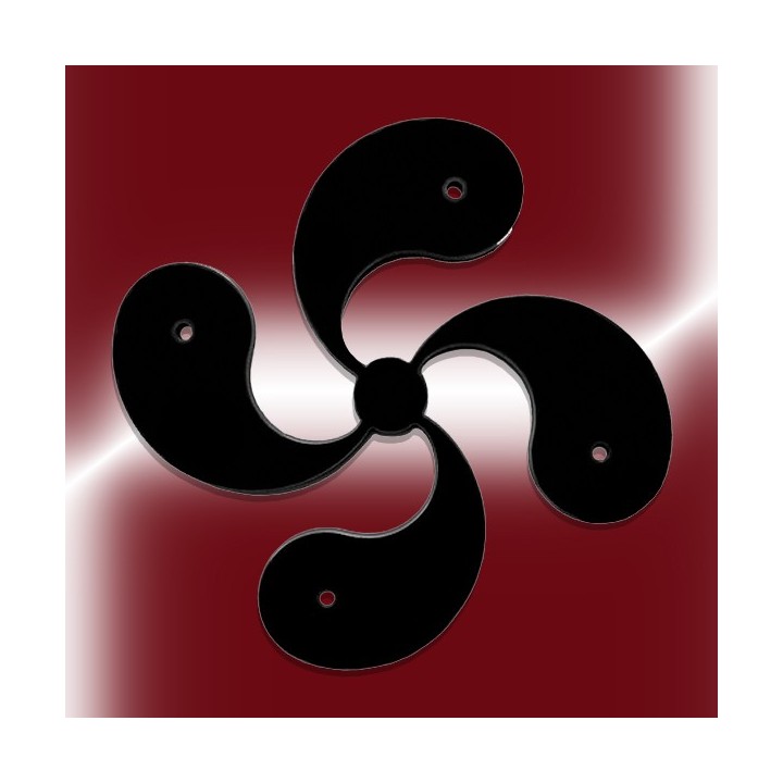 Croix Basque en fer hauteur 250 mm à 500 mm 6 mm d'épaisseur