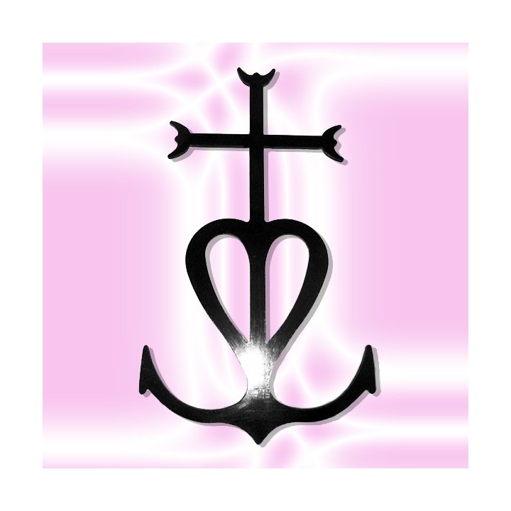 Croix Camarguaise en fer hauteur 445 mm à 890 mm 6 mm d'épaisseur