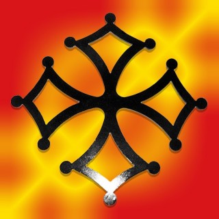 Croix Occitane en acier hauteur 250 mm, 350 mm ou 500 mm 6 mm d'épaisseur