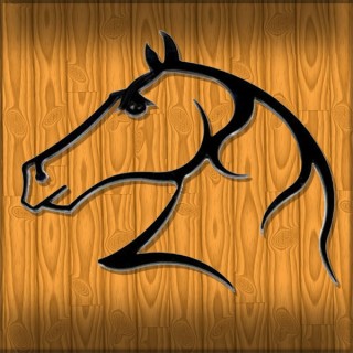 Décoration "Tête de cheval" en fer forgé découpé épaisseur 6 mm