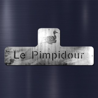 Enseigne commerciale sur devis découpée 4 mm d'épaisseur