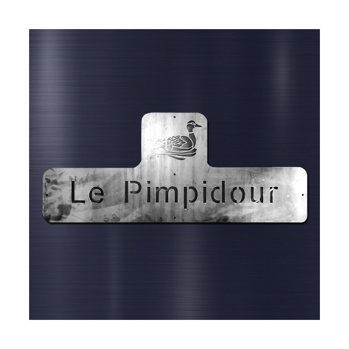 Enseigne commerciale sur devis découpée 4 mm d'épaisseur