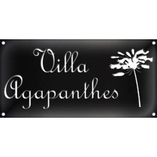 Plaque de maison, plaque de rue rectangulaire 1000 mm x  500 mm épaisseur 4mm