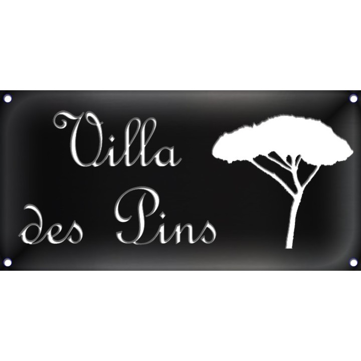 Plaque de maison, plaque de rue rectangulaire 1000 mm x  500 mm épaisseur 4mm