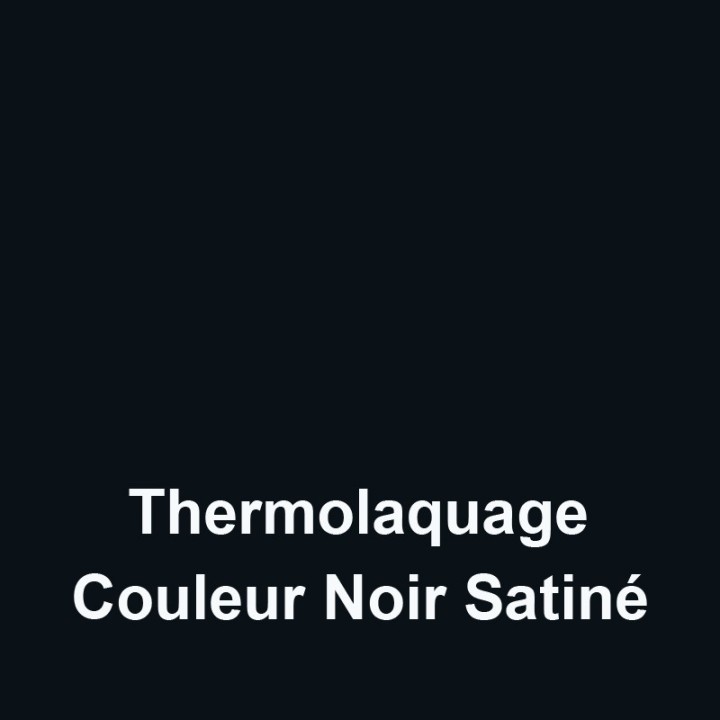 Thermolaquage Noir Satiné