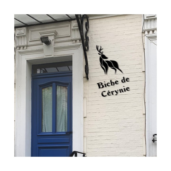 Lettres en Argos pour votre nom de maison avec des lettres hauteur 120 à 150 mm 6 mm d'épaisseur