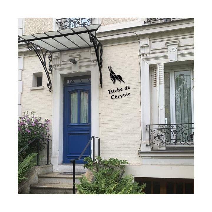 Lettres en Argos pour votre nom de maison avec des lettres hauteur 120 à 150 mm 6 mm d'épaisseur