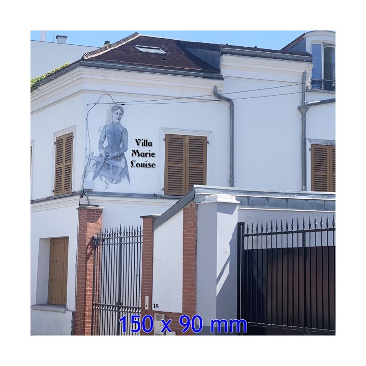 Lettres en Argos pour votre nom de maison avec des lettres hauteur 150 x 90 mm 6 mm d'épaisseur