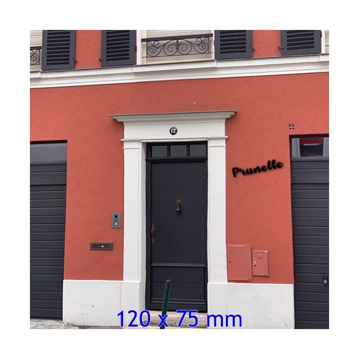 Caractères Armonioso. Lettres 120 x 75 mm 6 mm d'épaisseur