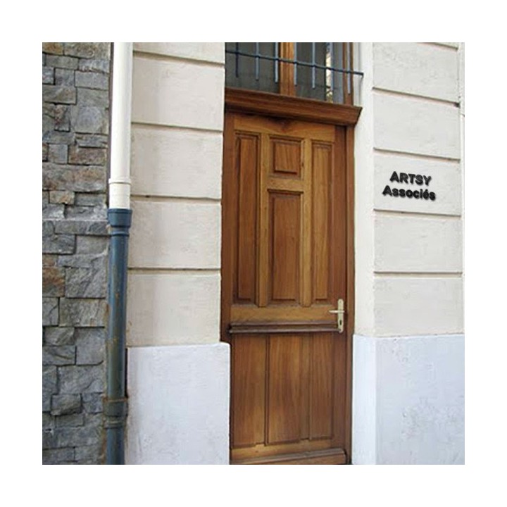 Caractère Arial pour votre nom de maison ou de commerce hauteur 120 à 330 mm 6 mm d'épaisseur