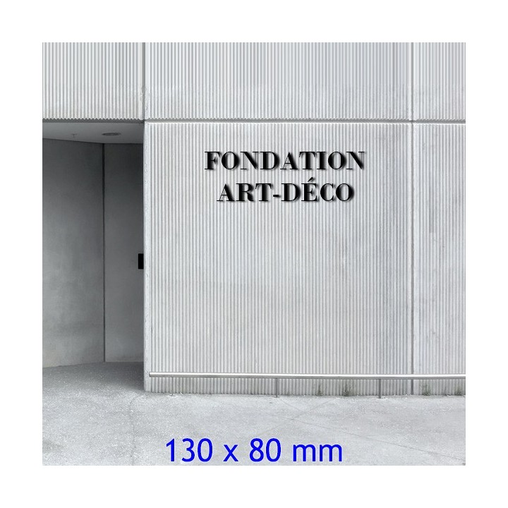 Caractères Bodoni de 130 x 80 mm 6 mm d'épaisseur