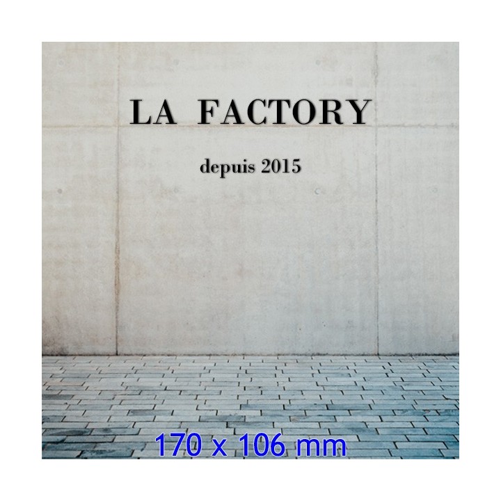 Caractères Bodoni de 170 x 106 mm 6 mm d'épaisseur