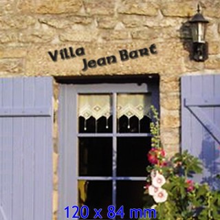 Caractères Celtic avec lettres hauteur 120 x 84 mm 6 mm d'épaisseur