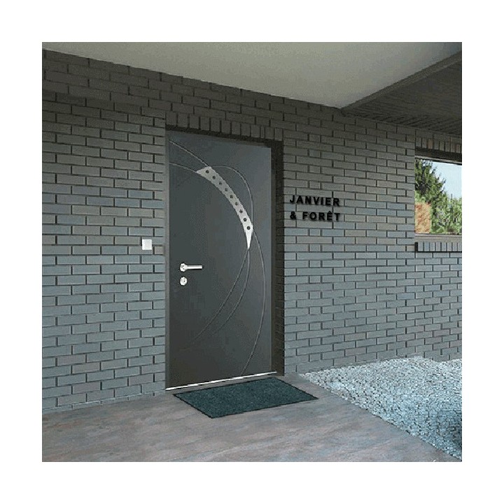 Caractère Arial pour votre nom de maison ou de commerce hauteur 120 à 330 mm 6 mm d'épaisseur