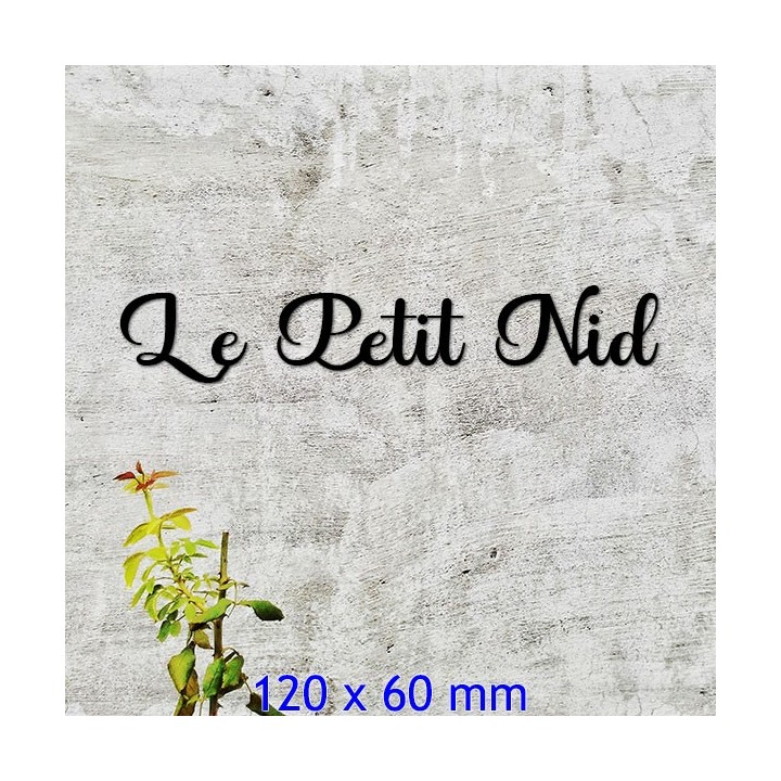 Caractères Best Valentina 120 x 60mm 6 mm d'épaisseur