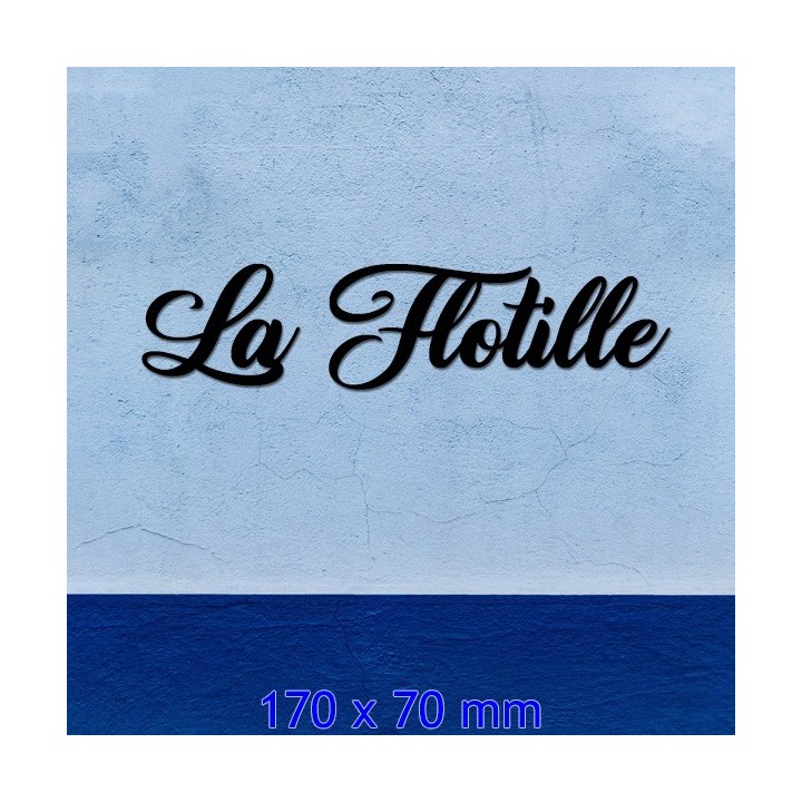 Caractères Le Chant des Albatros. Lettres hauteur 170 x 70 mm épaisseur 6mm