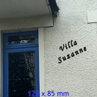 Caractères Corsiva hauteur 120 x 85 mm 6 mm d'épaisseur