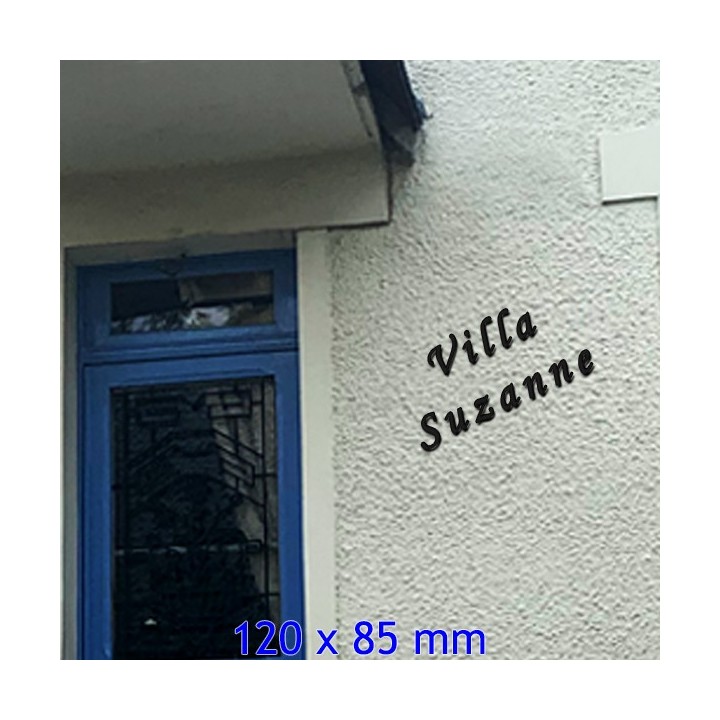 Caractères Corsiva hauteur 120 x 85 mm 6 mm d'épaisseur