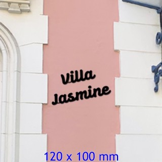 Caractère Dunley pour votre nom de maison hauteur 120 x 100 mm 6 mm d'épaisseur