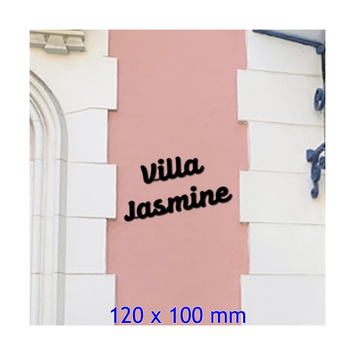 Caractère Dunley pour votre nom de maison hauteur 120 x 100 mm 6 mm d'épaisseur