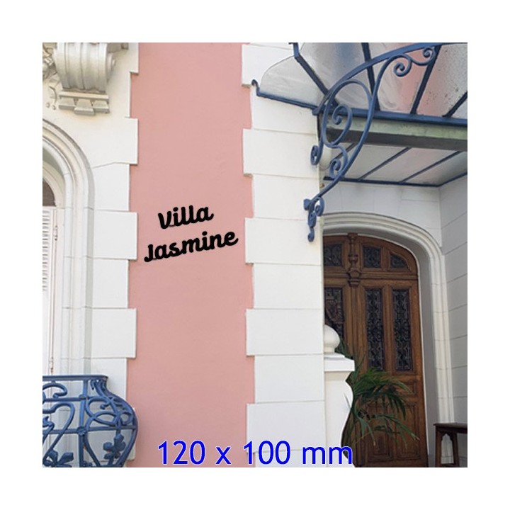 Caractère Dunley pour votre nom de maison hauteur 120 x 100 mm 6 mm d'épaisseur