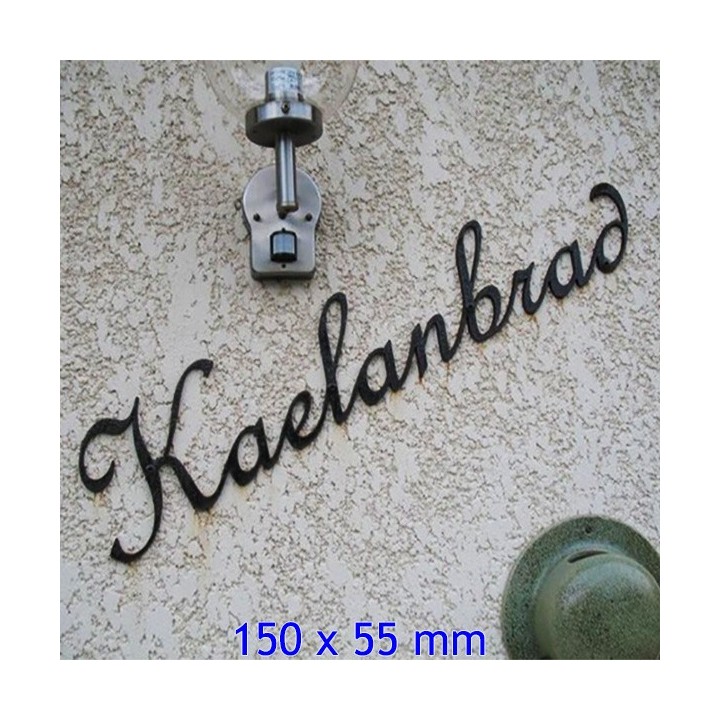 Caractères French Script en 150 x 55 mm 6 mm d'épaisseur