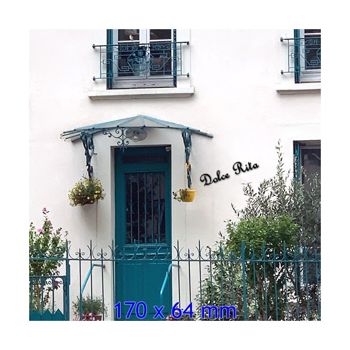 Caractères French Script en 170 x 64 mm 6 mm d'épaisseur