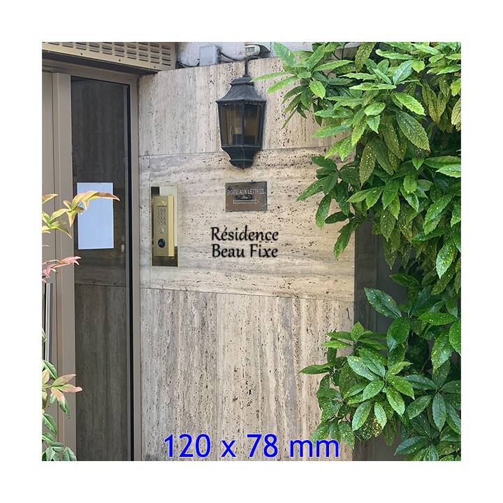 Caractères Gabriola hauteur 120 x 78 mm 6 mm d'épaisseur