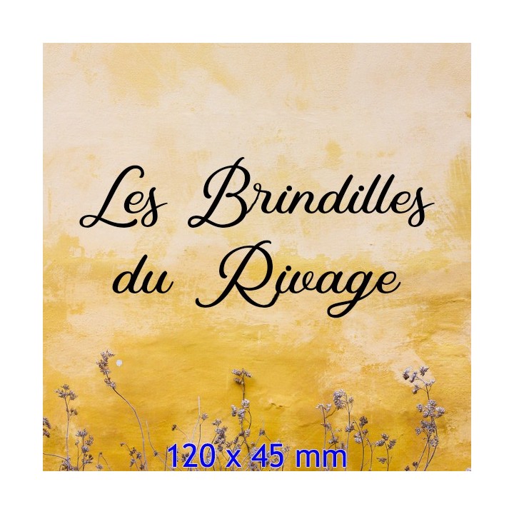 Caractères Kaluna Script 120 x 45 mm 6 mm d'épaisseur