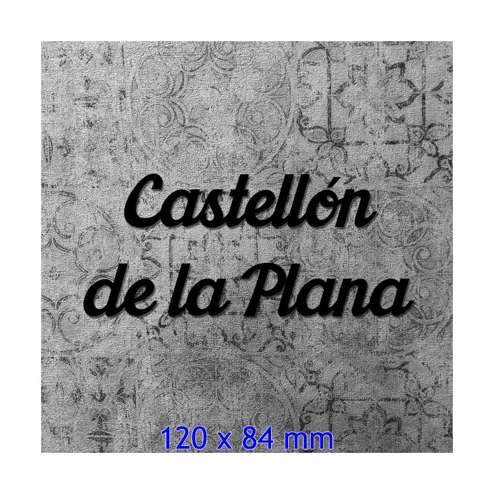 Caractères Khadija lettres de 120 x 84 mm 6 mm d'épaisseur