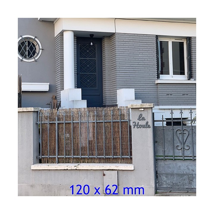 Caractères Pacifico avec des lettres hauteur 120 x 62 mm 6 mm d'épaisseur