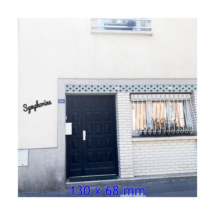 Caractères Pacifico avec des lettres hauteur 130 x 68 mm 6 mm d'épaisseur