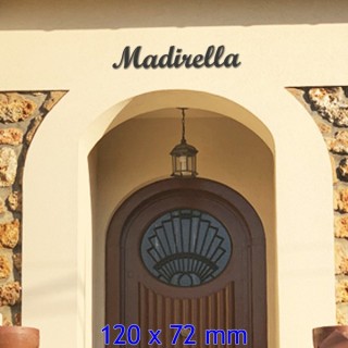 Caractères Script MT avec des lettres en 120 x 72 mm 6 mm d'épaisseur