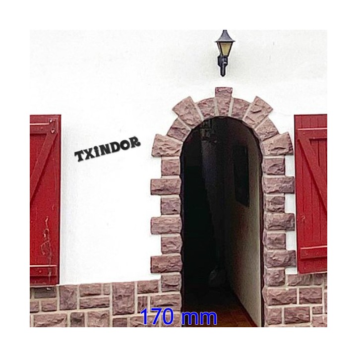 Caractères Vasca Basque pour vos noms de maison en 170 mm 6 mm d'épaisseur