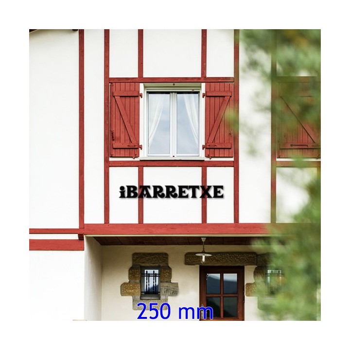 Caractères Vasca Basque pour vos noms de maison en 250 mm 6 mm d'épaisseur