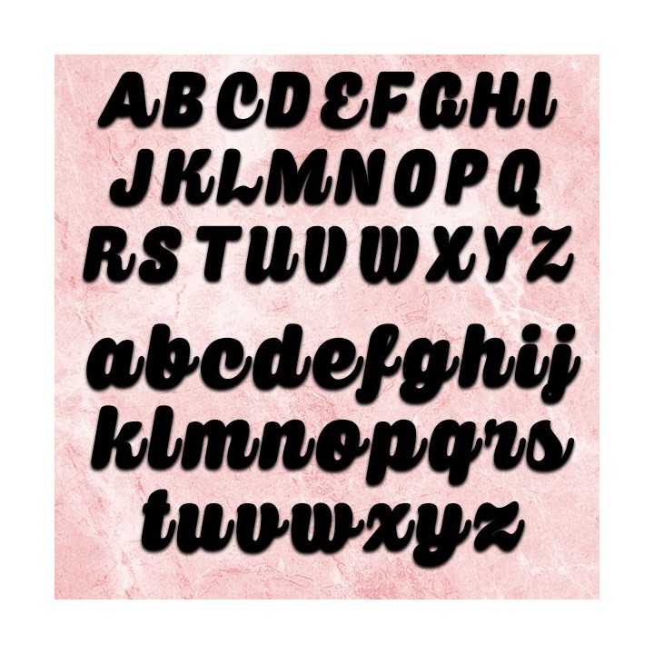 Caractère Caprica en acier découpé au laser hauteur 120 à 150 mm 6 mm d'épaisseur