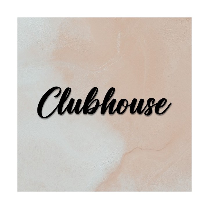 Caractères Clubhouse de 120 à 170 mm pour votre nom de maison