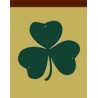 Trèfles irlandais découpés en métal